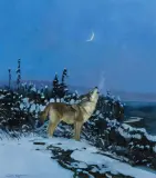 Michael Coleman, Winter Solo, Oil on linen mounted to board