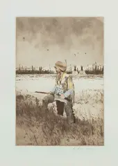Michael Coleman, Lookout, Etching, 8/35