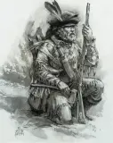 William Ahrendt, Mountain Man, Charcoal