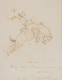 Olaf Wieghorst, May your tracks be sunny always, Sketch