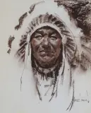 Harley Brown, Stump, Pastel