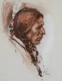 Harley Brown, Rabbit Carrier, Pastel
