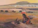 Donald 'Putt' Putman, In the Plains, Pastel