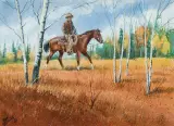 Ron Stewart, Moving Out, Watercolor