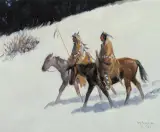 Joe Ferrara, Winter in the Judith, Oil on canvas