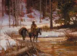 Joe Abbrescia, Solitude, Oil on canvas