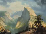 Michael McCarthy, Evening at Half Dome, Oil on canvas
