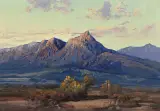 Buck McCain, Southern Arizona, Oil on board