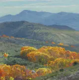 Curt Walters, Autumn in the Verde Valley, Oil on canvas