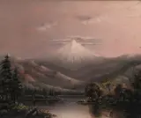 Eliza Barchus, Mt. Hood, Oregon, Oil on canvas