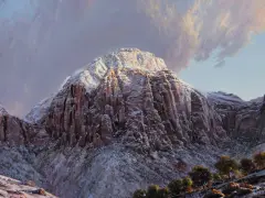Bill Hughes, His Mountain, Oil on canvas