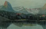 Raphael Lillywhite, Fern Lake, Oil on board