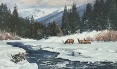 Bob Wygant, Winter’s Mood, Acrylic on board