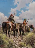 Don Oelze, Working for the Long Knives, Oil on canvas