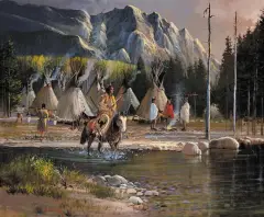 Bill Shaddix, Indian Summer, Oil on canvas