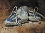 Joni Falk, Beaded Moccasins