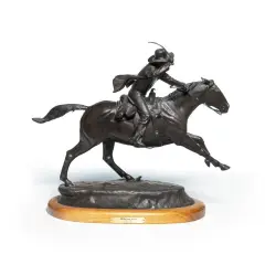 John D. Free, Oklahoma 89ER, Bronze, cast 24/89