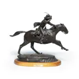 John D. Free, Oklahoma 89ER, Bronze, cast 24/89