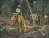 Paul Salisbury, Packing In, Oil on canvas