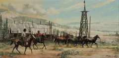 Roger Cooke, Products of the Sage, Oil on board