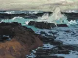 Edgar Alwin Payne, A Bit of Laguna, Oil on board