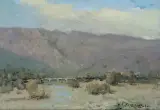 Oscar E. Berninghaus, Foothills, Oil on board
