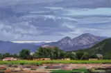 Walt Gonske, Taos Mountain, Oil on canvas