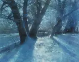 Brent Cotton, Winter Magic, Oil on board