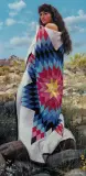 Don Crowley, Indian Girl in Blanket, Oil on canvas