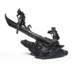 Rusty Phelps, Trapper and Native Canoeing, Bronze, cast 13/15