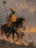 G. Harvey, The All-American Horse, Oil on board