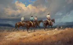 G. Harvey, Ranchers Reward, Oil on canvas