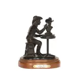 Bill Nebeker, Cowboy Artist, Bronze, cast 23/25
