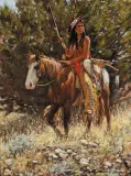 Dan Bodelson, Down Wind, Oil on board
