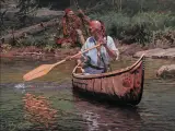 John Buxton, New Canoe, Oil on canvas