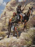 Don Oelze, Hunters of Men, Oil on canvas