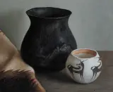 William Acheff, Old Taos Bean Pot, Oil on linen
