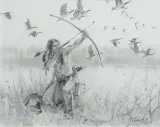R.S. Riddick, Marsh Hunter, Pencil