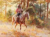 Roy Andersen, The Pipe Bearer, Oil on canvas
