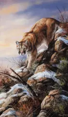 Trevor Swanson, Descending Gracefully, Oil on canvas