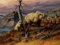 Gary Swanson, High Country Grizzlies, Oil on linen