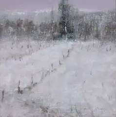 Nancy Bush, Winter, Oil on board