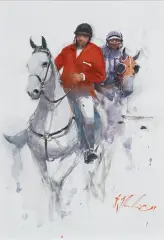 Joseph Zbukvic, Australia Cup, Watercolor