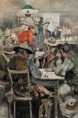George Hand Wright, The Tenderfoot, Gouache