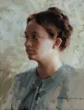 Morgan Weistling, Anna, Oil on board