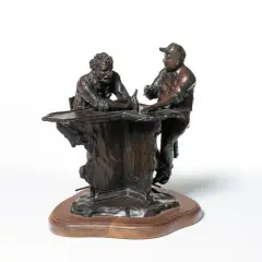 George Lundeen, Drinkin Buddies, Bronze, cast 12/12