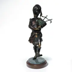 Ed Hlavka, Bagpiper, Bronze, cast 8/30