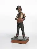 George Lundeen, First Mitt, Bronze, cast 12/50