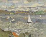 Alexander Milligan Galt, Untitled, oil on board 25.4 x 30.5cm Exhibited: Panter & Hall