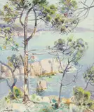 Gabriel Deschamps, Untitled, oil on canvas 66 x 54cm .